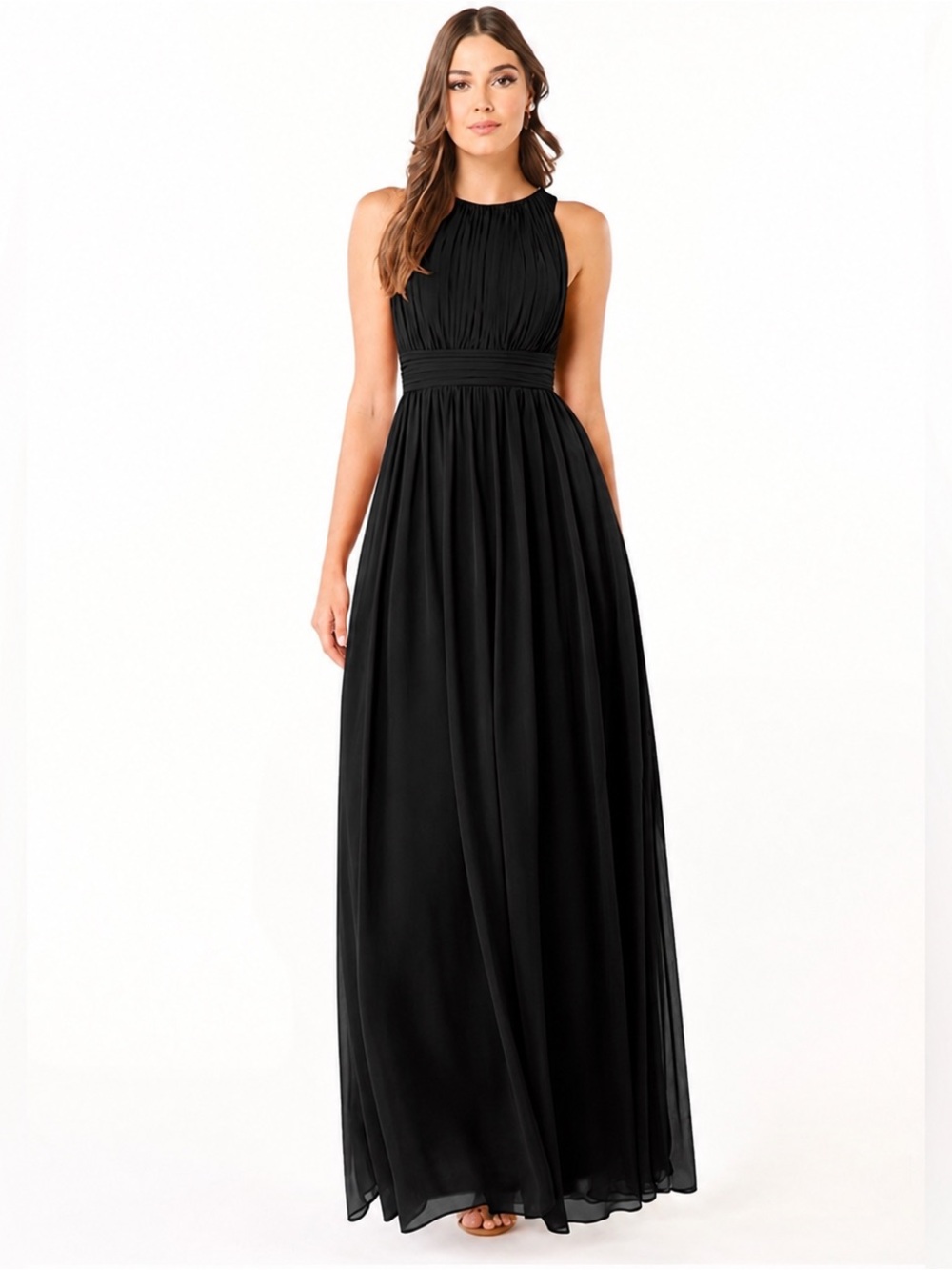Lauren Ralph Lauren Ruffle Maxi Dress Size 8